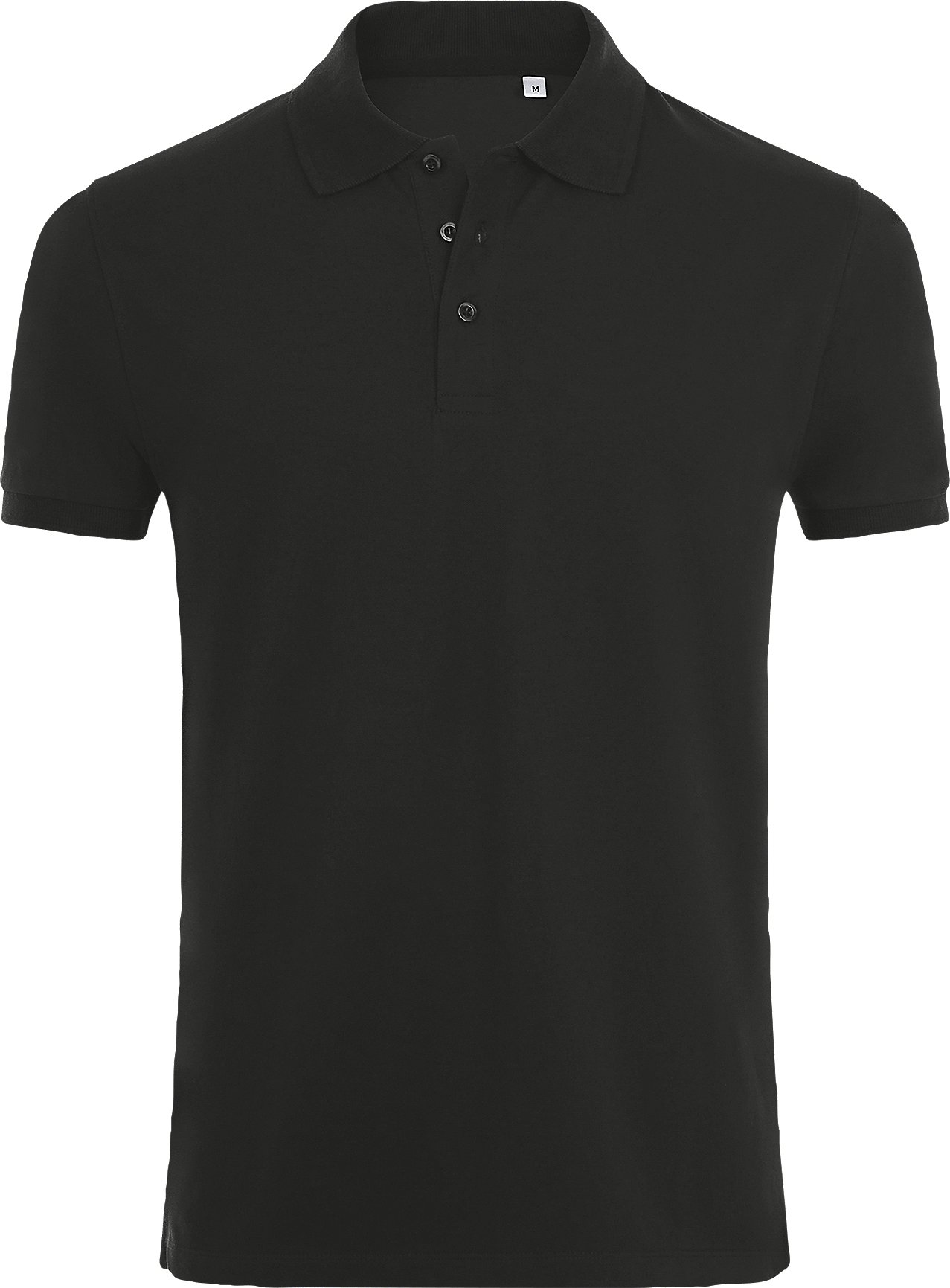 SOLS Herren Phoenix Kurzarm-Pique-Poloshirt (Schwarz)