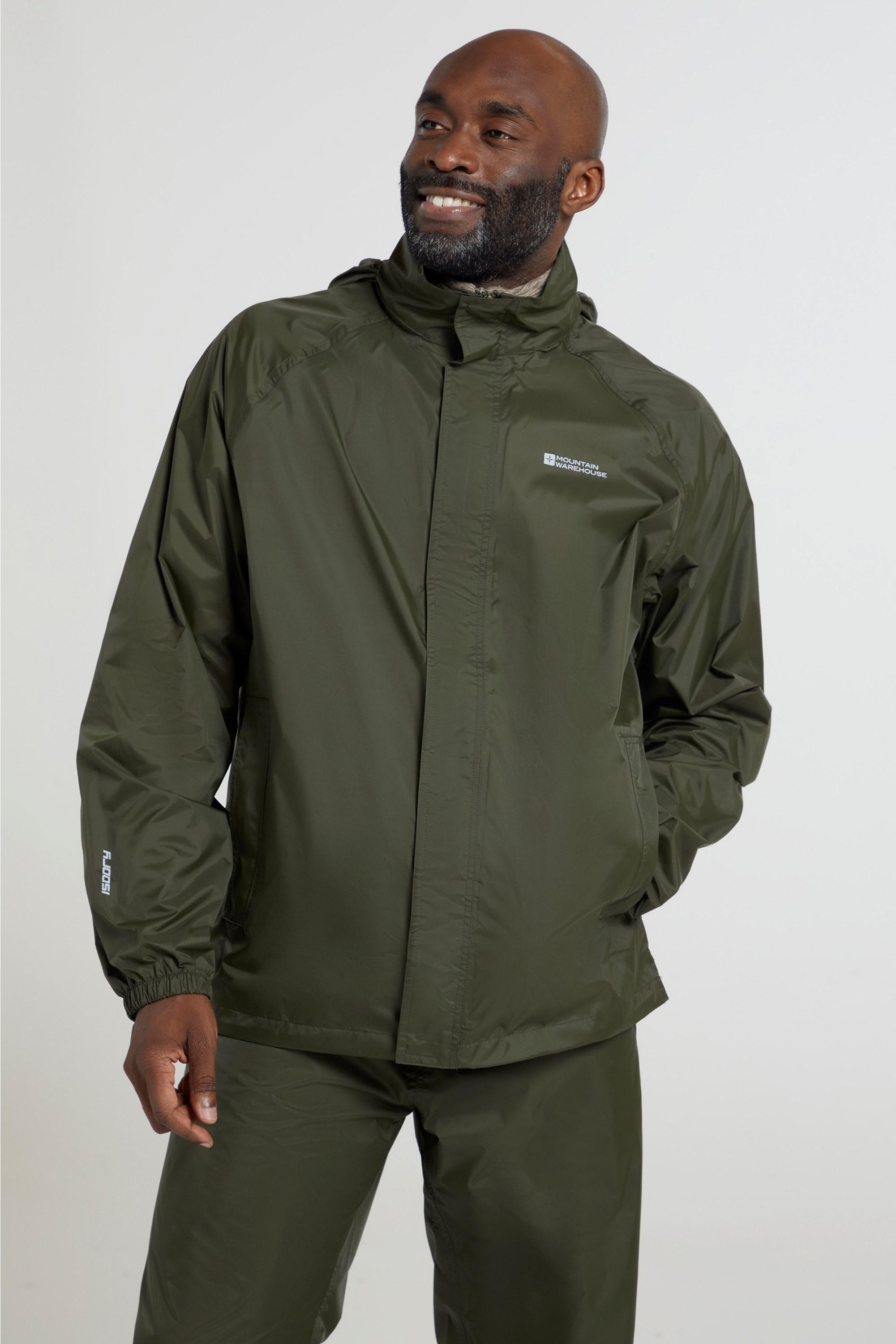 Mountain Warehouse - "Pakka II" Jacke, wasserfest für Herren (Dunkel-Khaki)