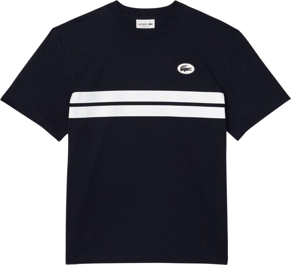 Lacoste - "Heritage" T-Shirt für Herren Baumwolle (Marine)
