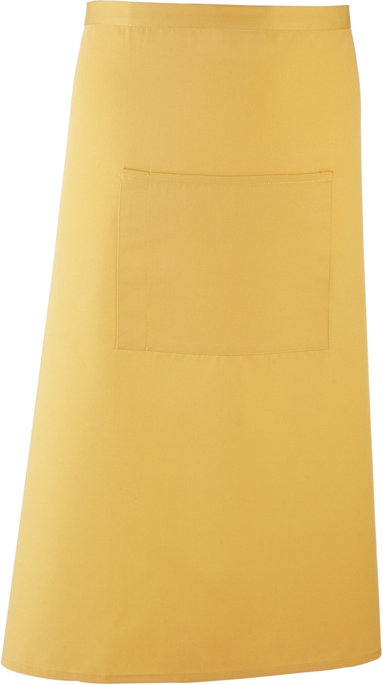 Premier Unisex Colours Barschürze (lange kontinentale Form) (2er-Pack) (Sonnenblume)