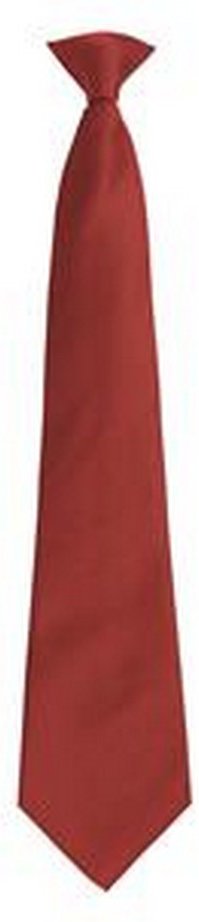 Premier Herren Clip-On-Krawatte, verschiedene Farben (Burgunder)