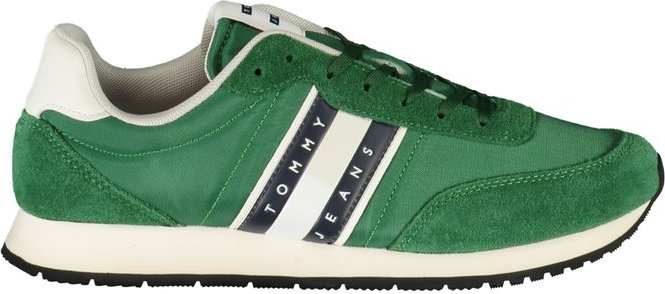 Tommy Hilfiger Verde Polyester Herren Sneaker