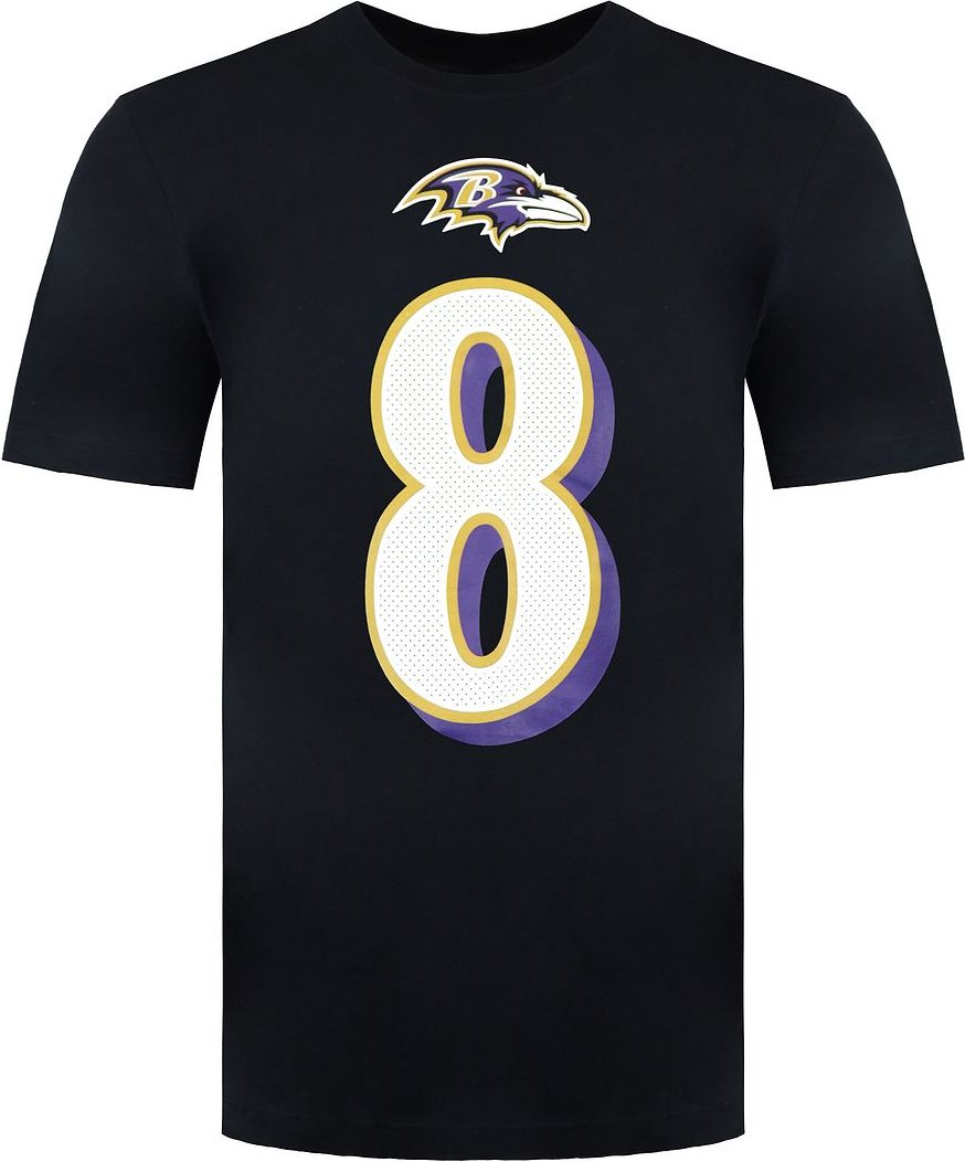 Nike NFL Baltimore Ravens 8 Lamar Jackson Herren-T-Shirt