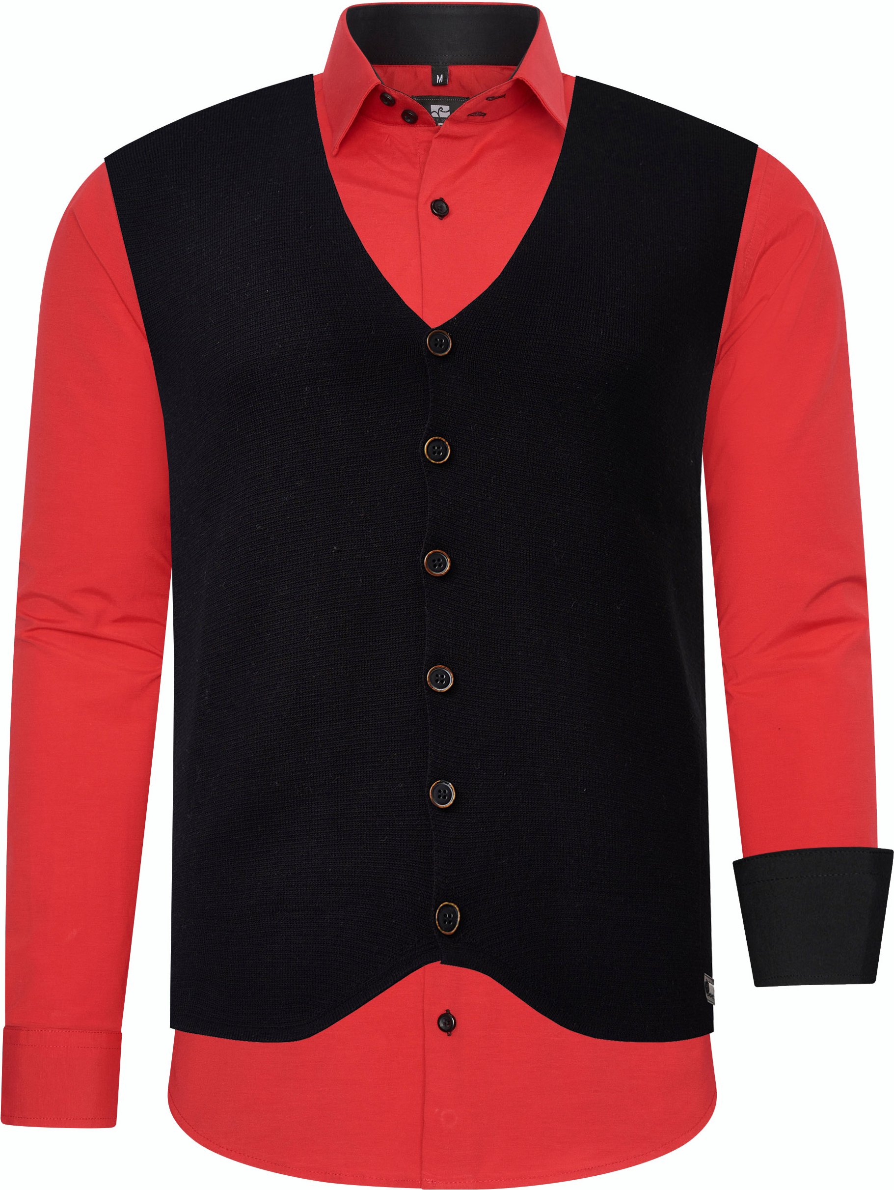 Hemd mit Weste 2er Set