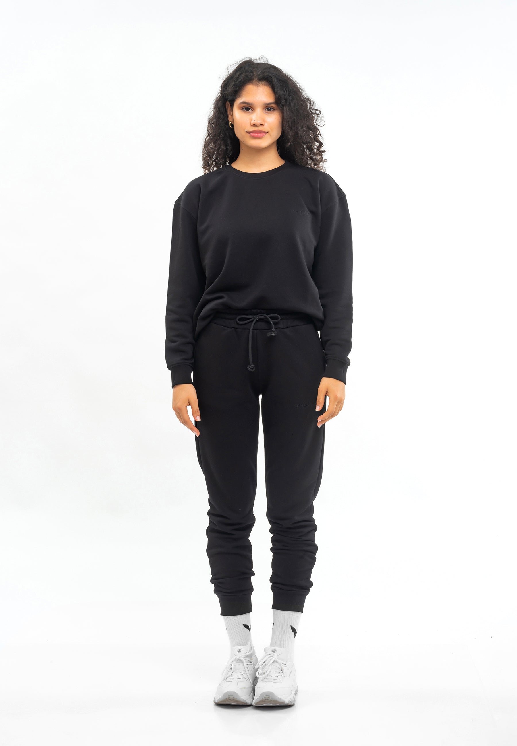 Tom Barron Damen Lässiger Oversize-Trainingsanzug-Set