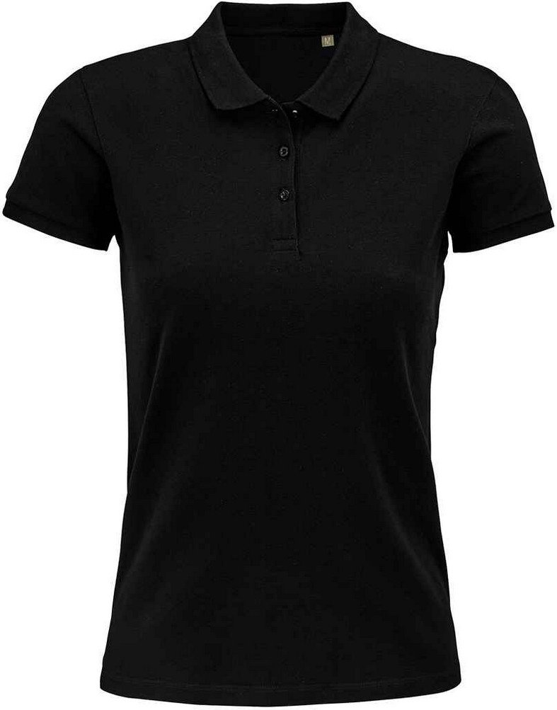 Thumbnail - SOLS Damen/Damen Planet Bio-Poloshirt (Schwarz)