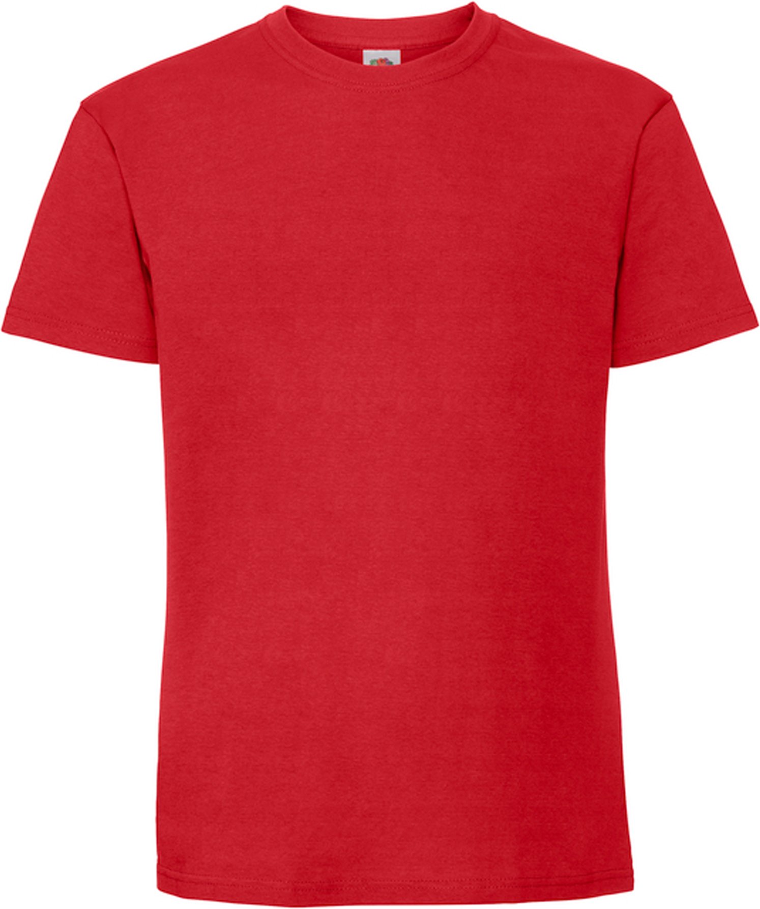 Fruit of the Loom Herren Iconic Premium Ringspun Baumwolle T-Shirt (Rot)
