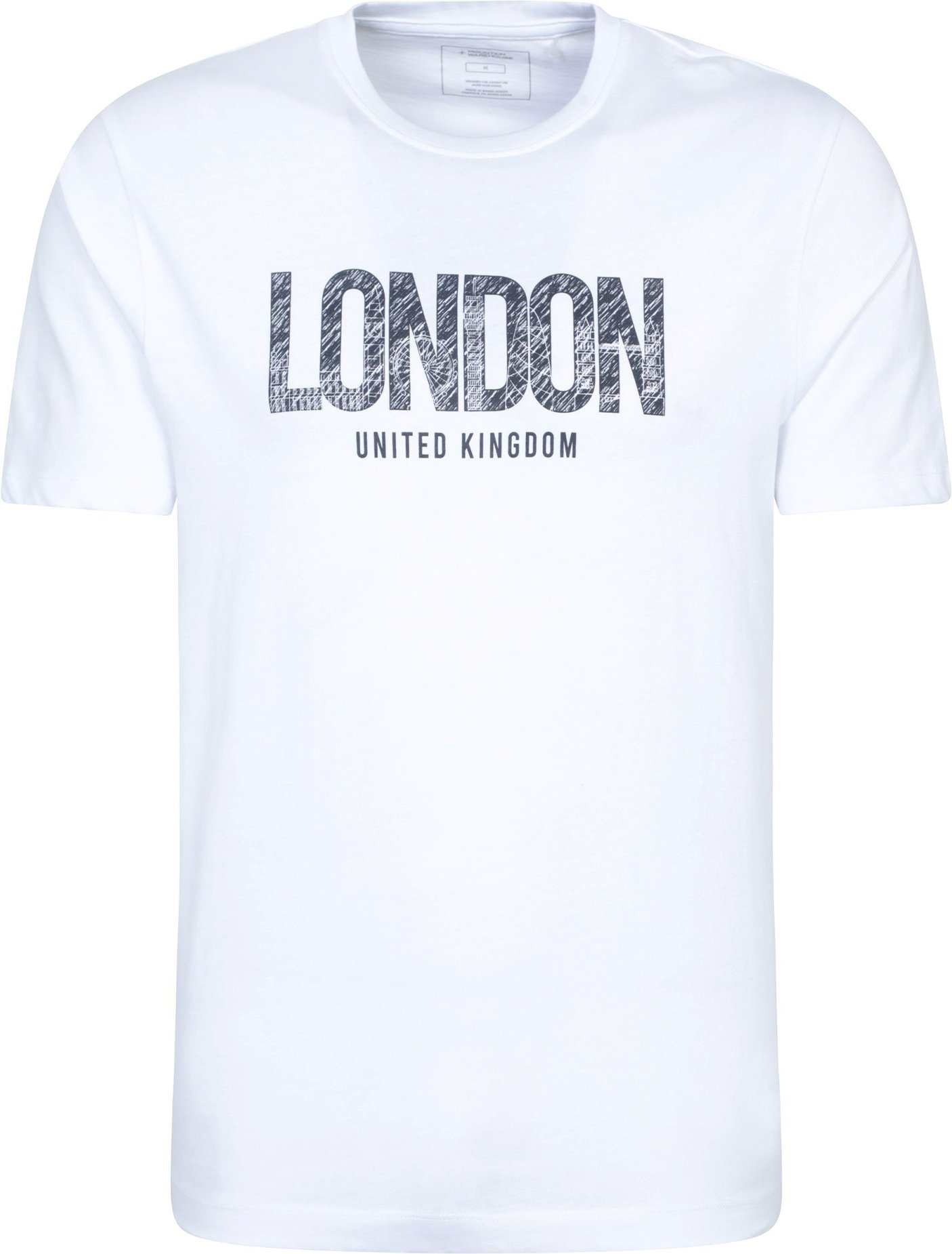 Mountain Warehouse - "London" T-Shirt für Herren kurzärmlig (Weiß)