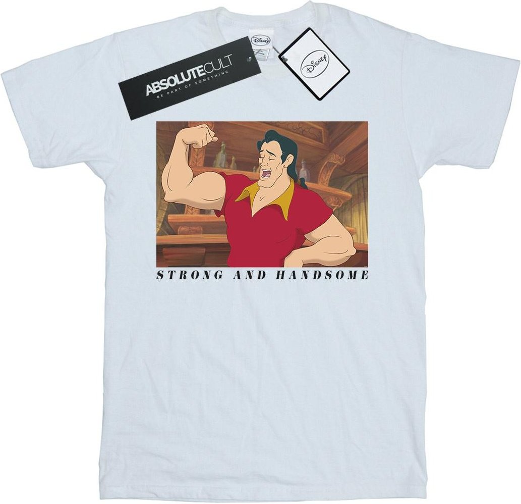 Disney - "Beauty And The Beast Handsome Brute" T-Shirt für Herren (Weiß)