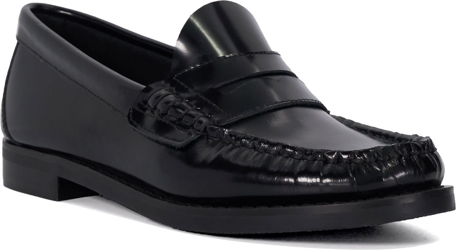 Dune Ginni Leder Damenschuhe Schwarz