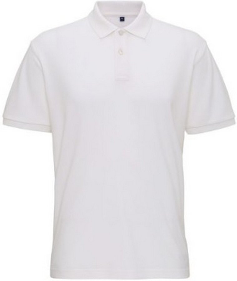 Asquith & Fox Herren-Super-Glattstrick-Poloshirt (Weiß)