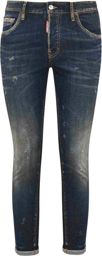 Dsquared2 Dunkelblaue Skater-jeans
