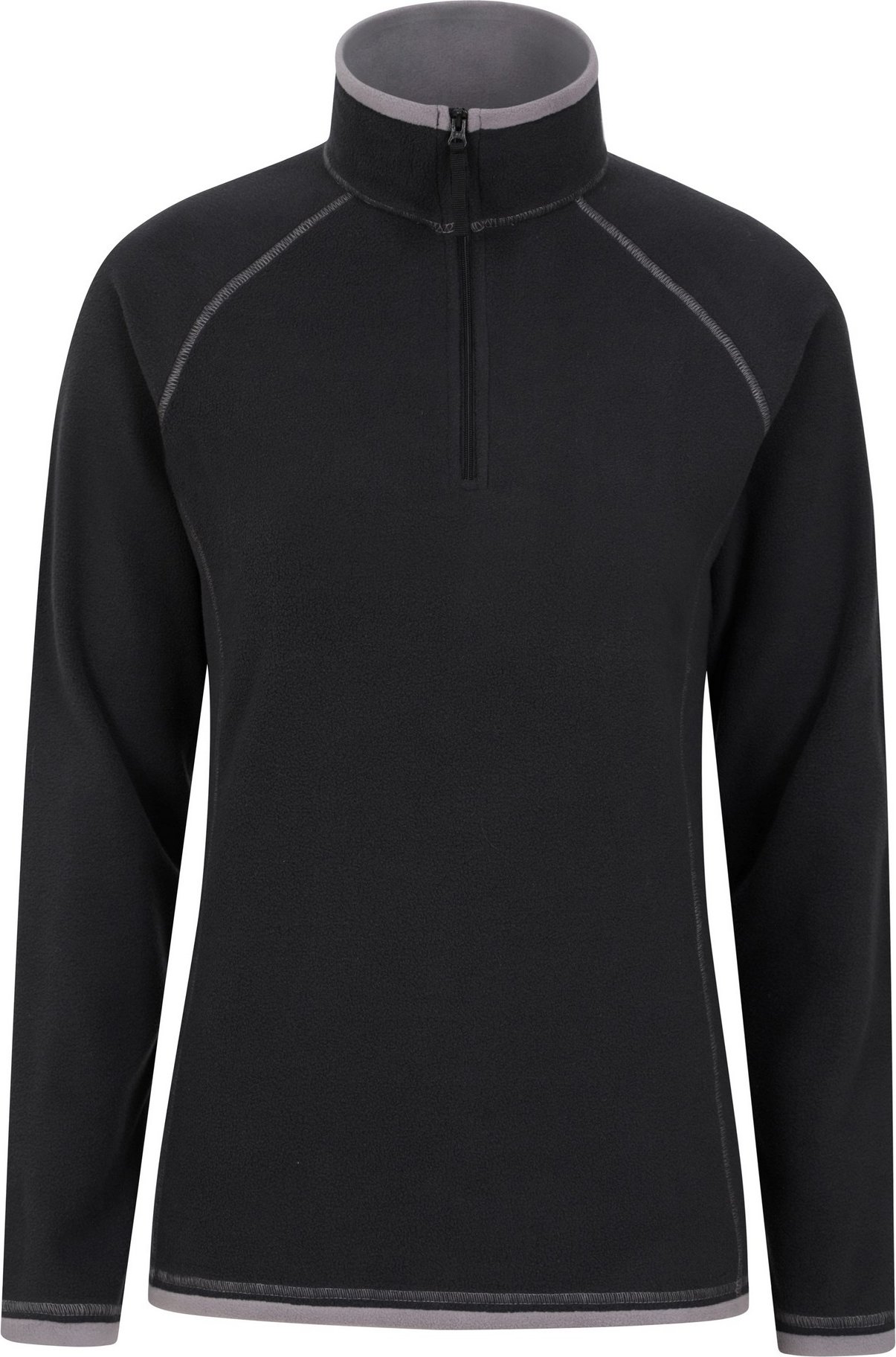 Mountain Warehouse Damen/Damen Montana Half Zip Fleece Top (Schwarz)