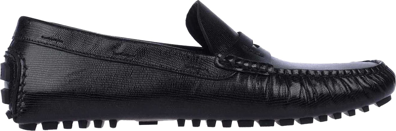 Boss - Herren Mokassins "Driver", Wildleder (Schwarz)