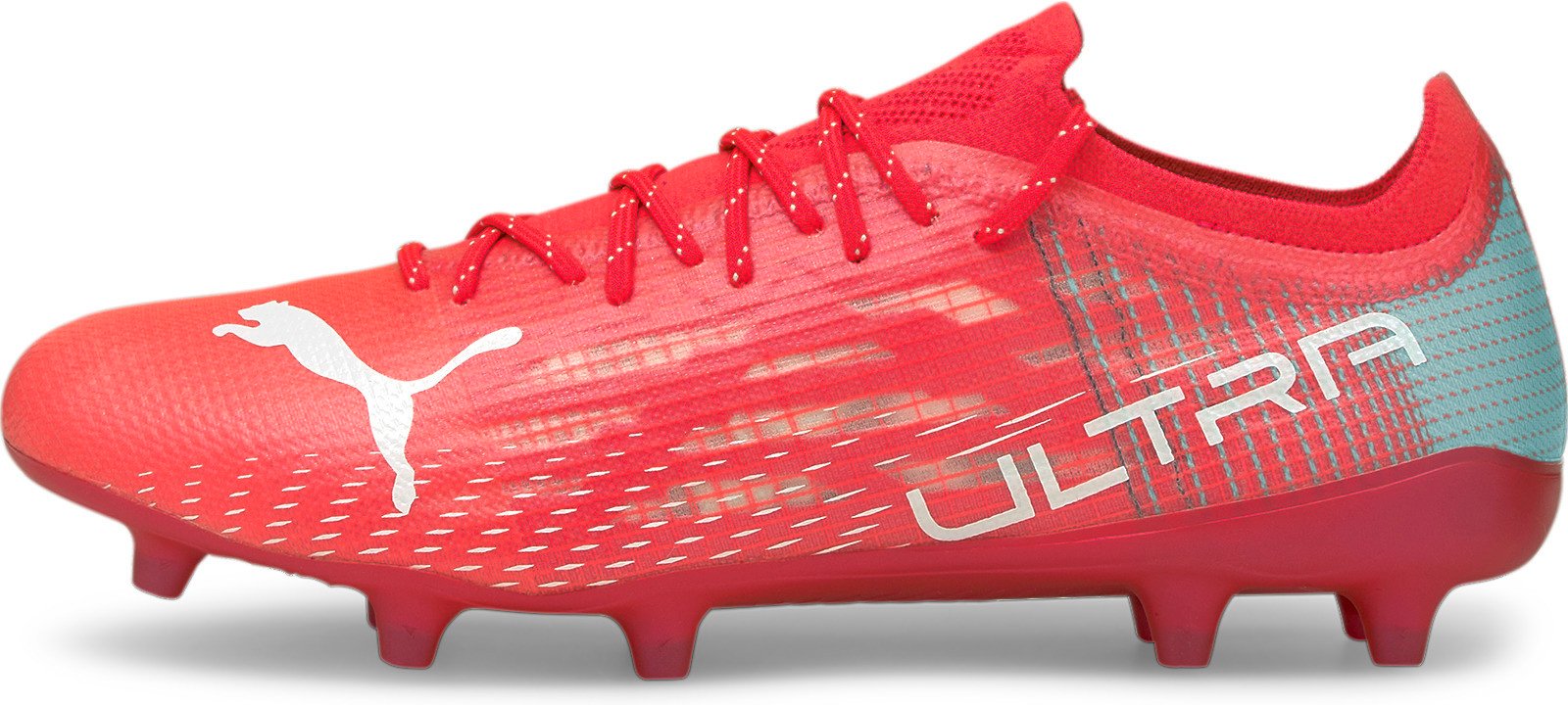 Puma Ultra 1,3 Fg/Ag Red Womens Football Stiefel