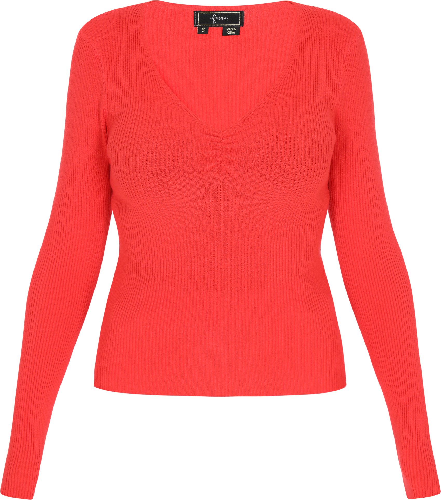 Faina Pullover Frauen Rot