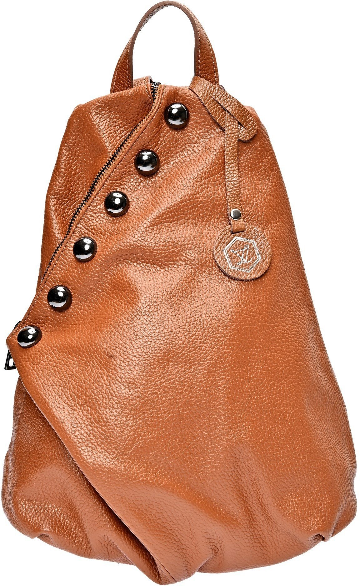 Luisa Vannini Braune Ledertasche