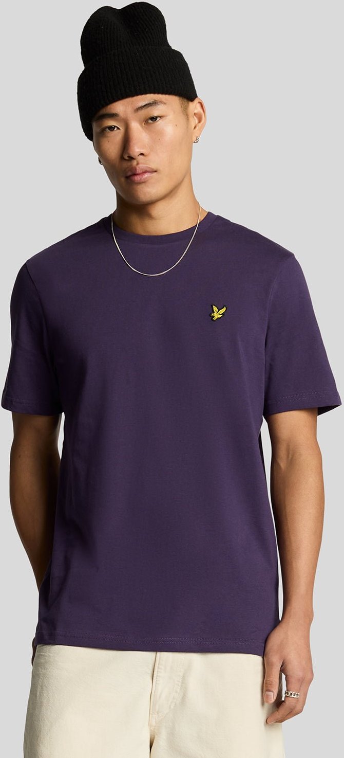 Lyle & Scott – Schlichtes T-Shirt – Schwarz