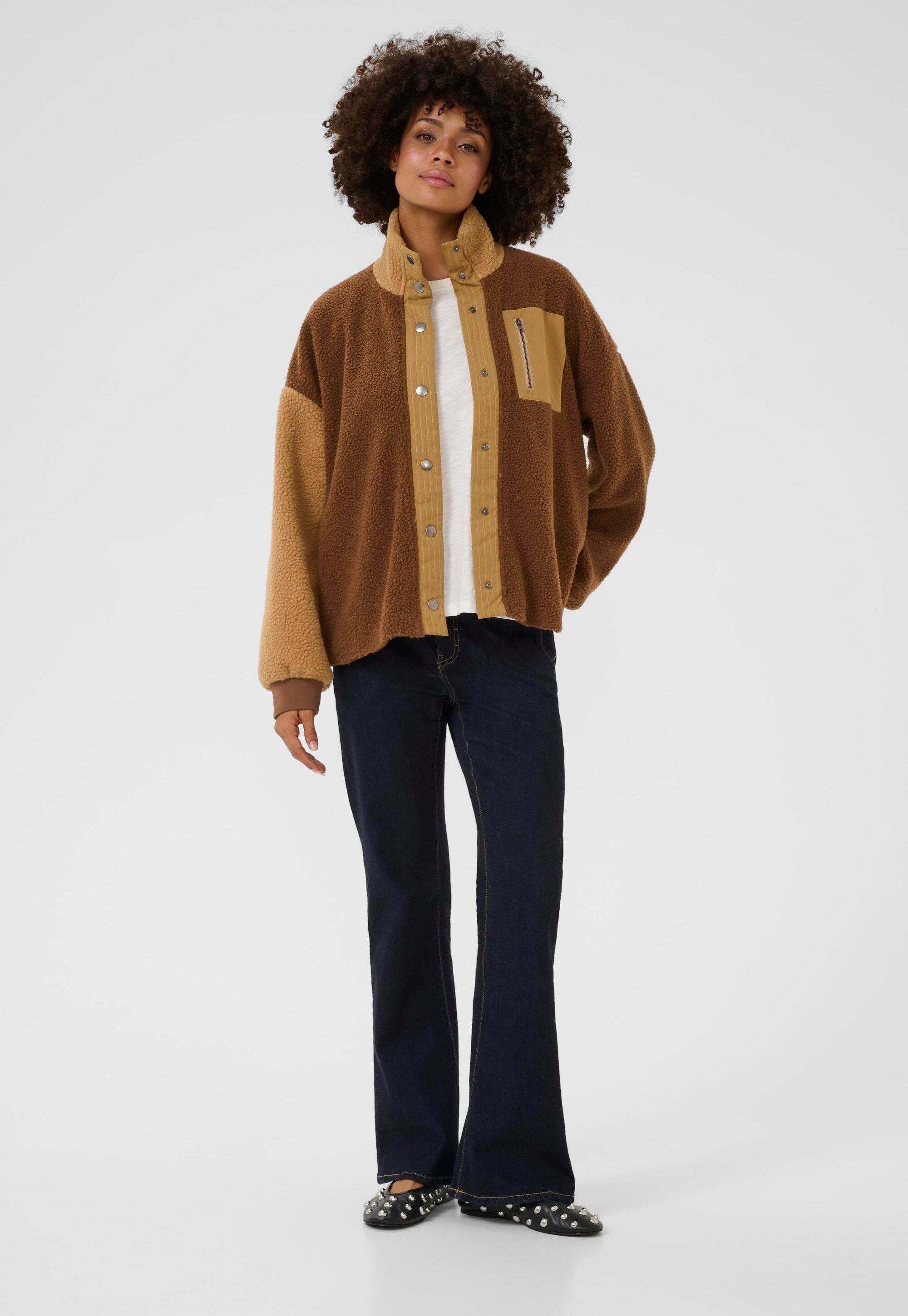 Jacke CUtally Jacke Oversize fit brown