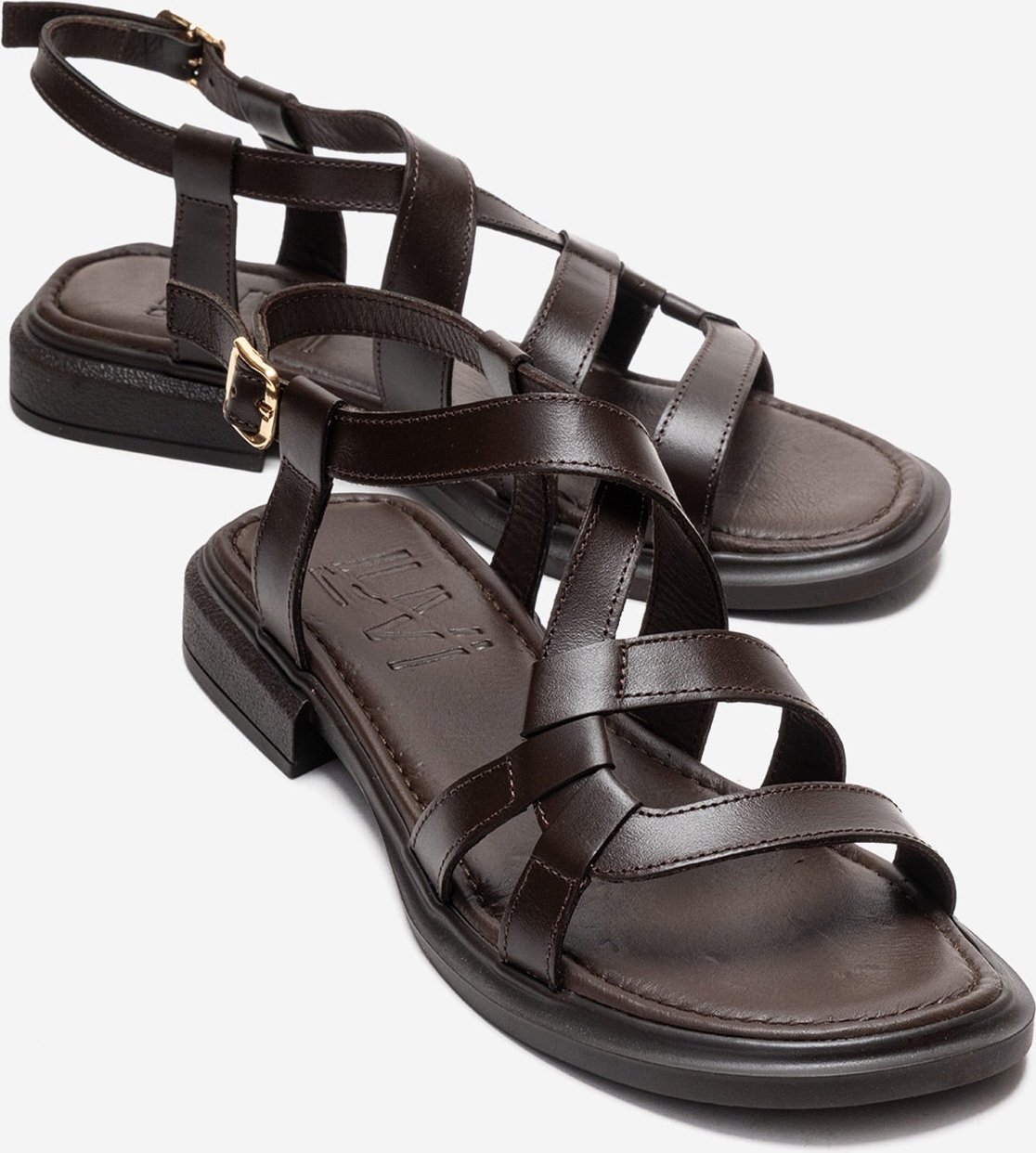 Laveda Leder-Riemchen-Sandale (Damen)