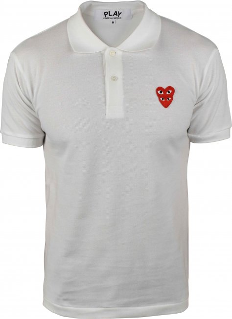 Comme des garçons Poloshirt Weiß