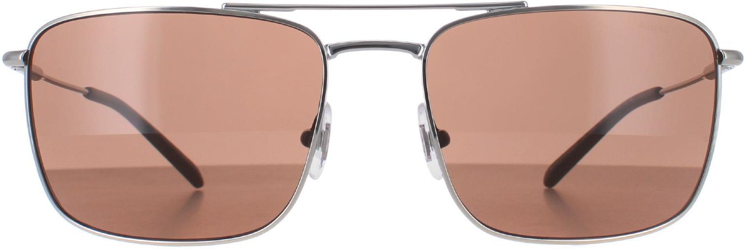 Arnette Rectangle Herren Silber Dunkelbraun AN3088 Boulevardier