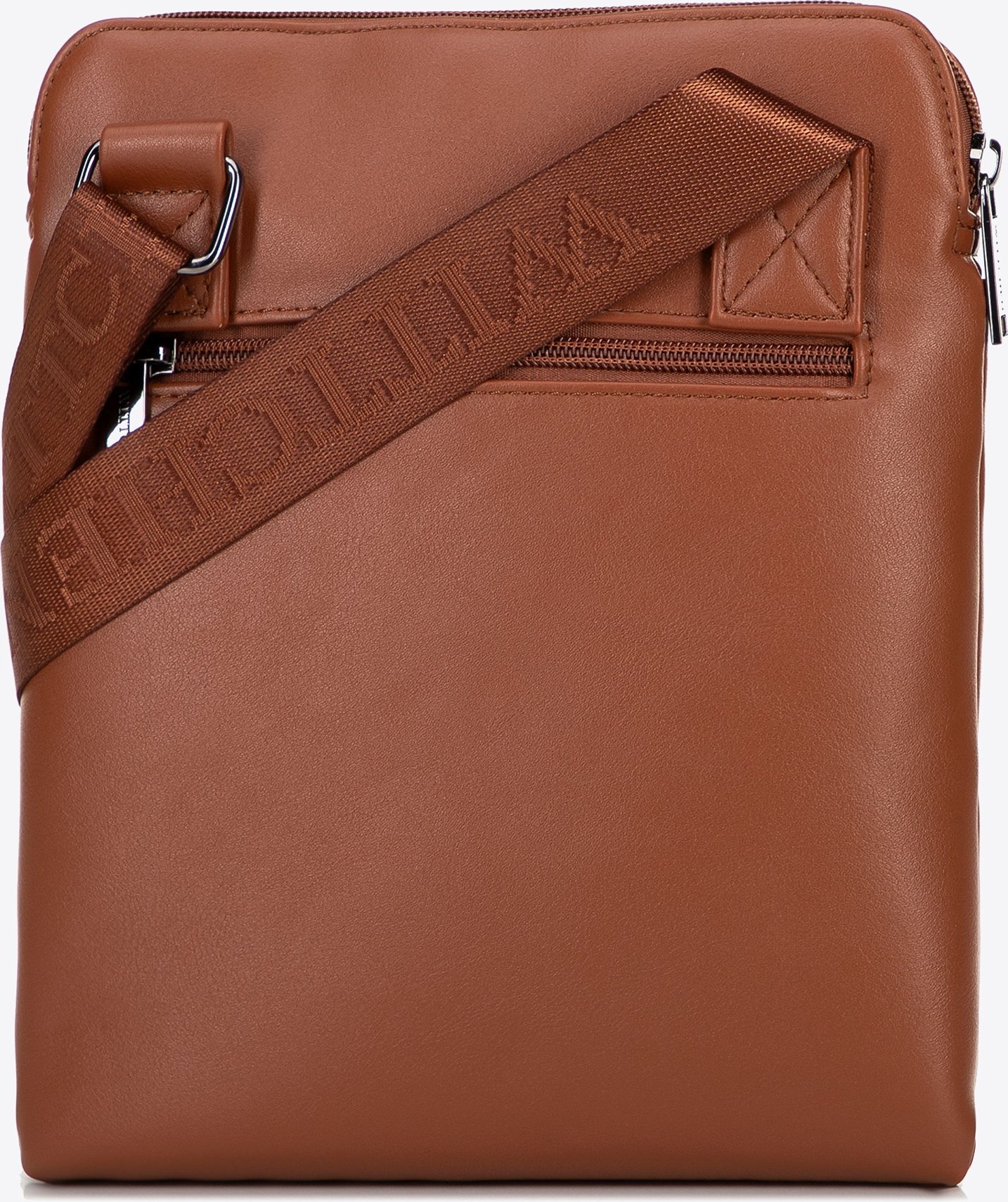 Wittchen Herren-Umhängetasche aus Kunstleder, braunem Öko-Leder