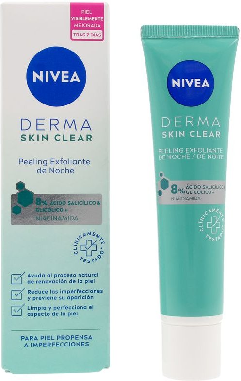 Derma Skin Clear Peeling Exfoliante Facial Noche 40 ml