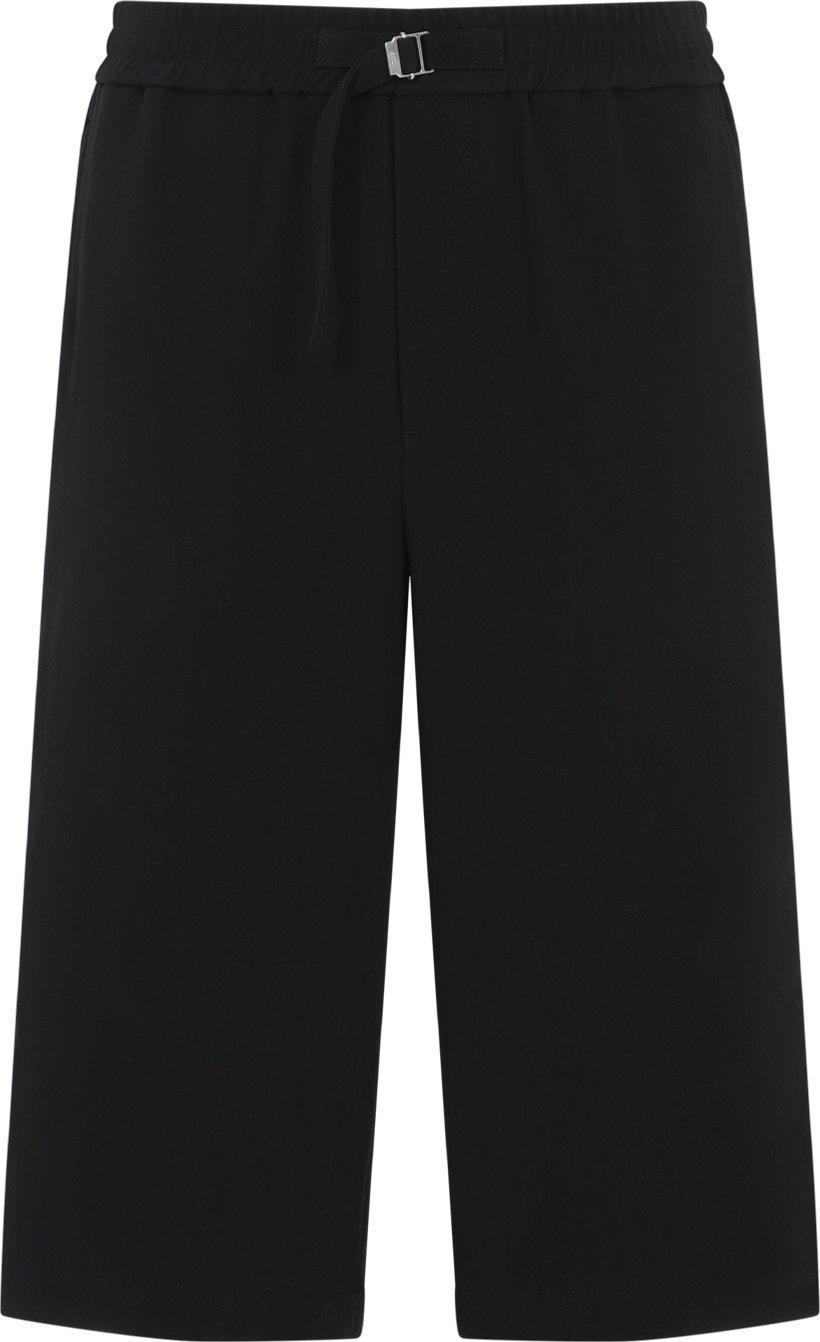 Bermuda Weit Schwarz Aus Baumwolle