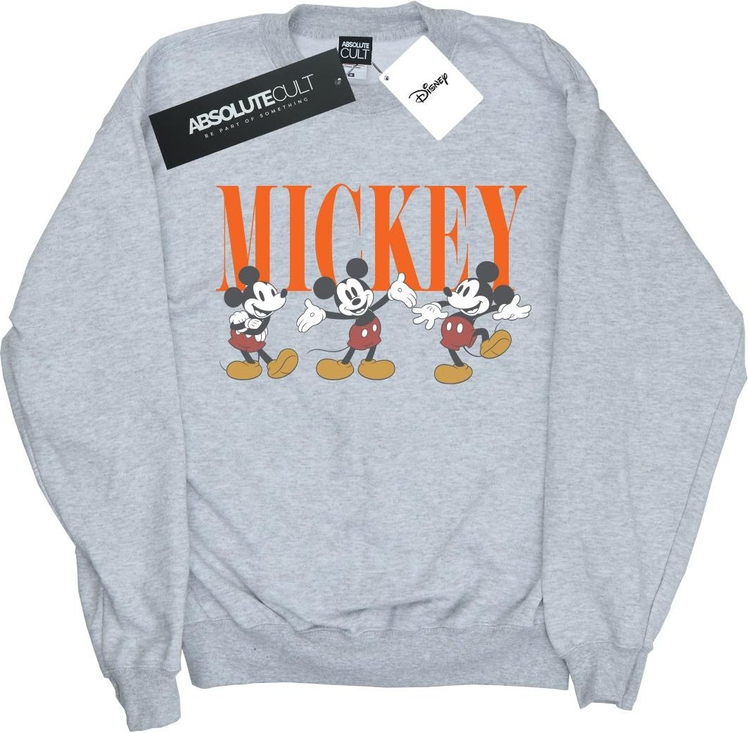 Disney - "Mickey Mouse Poses" Sweatshirt für Herren (Grau)