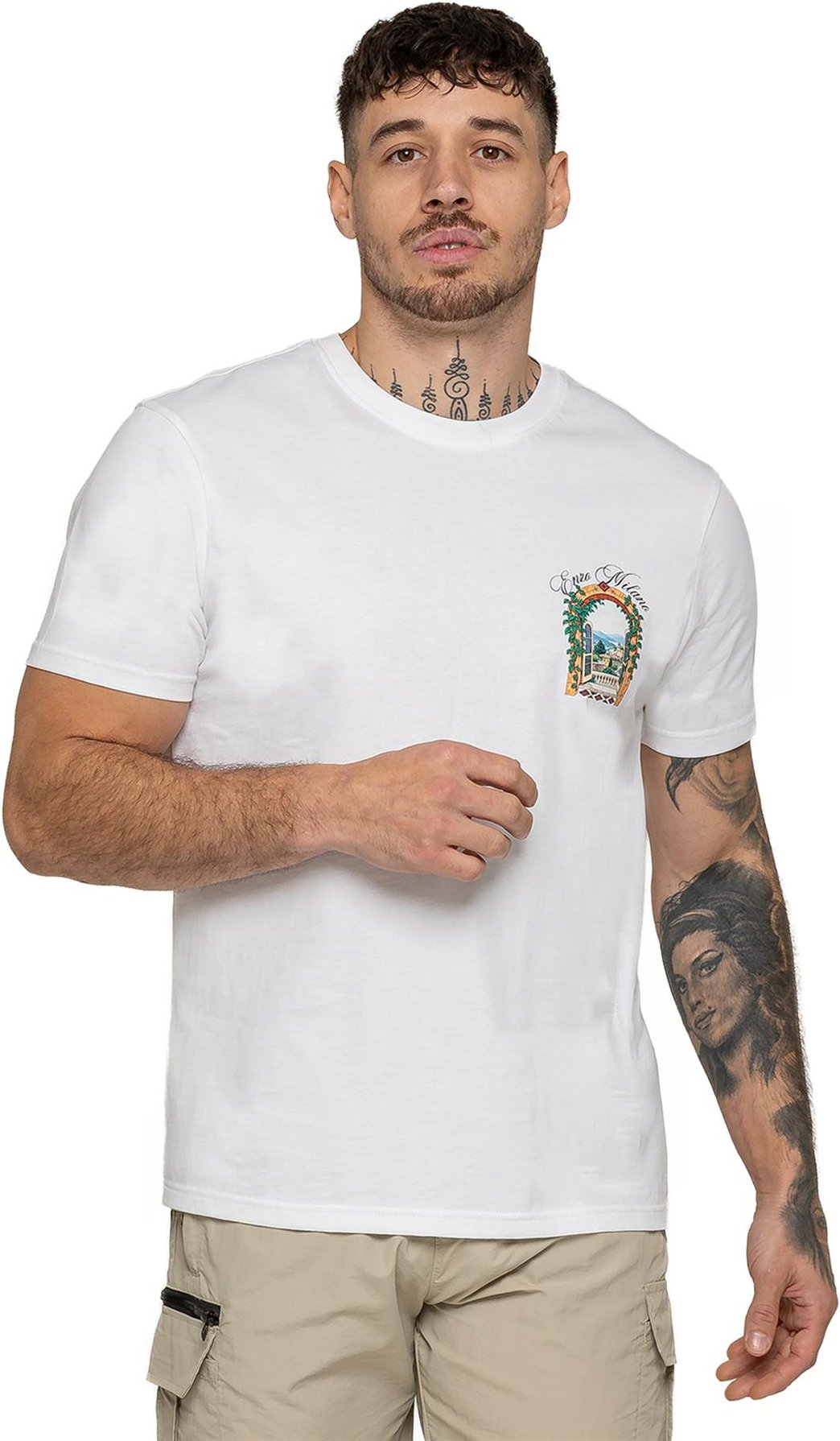 Enzo Milano | Herren Casa Grafikdruck T-Shirt