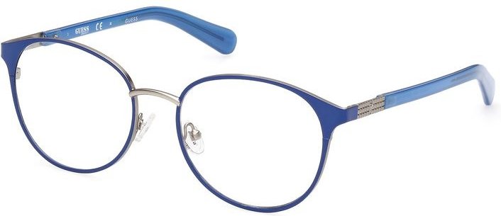 Gu2780 Runde Blaue Brille