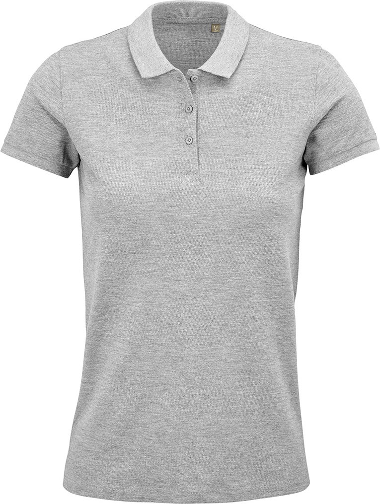 SOLS Damen/Damen Planet Marl Pique Bio-Poloshirt (Grau)