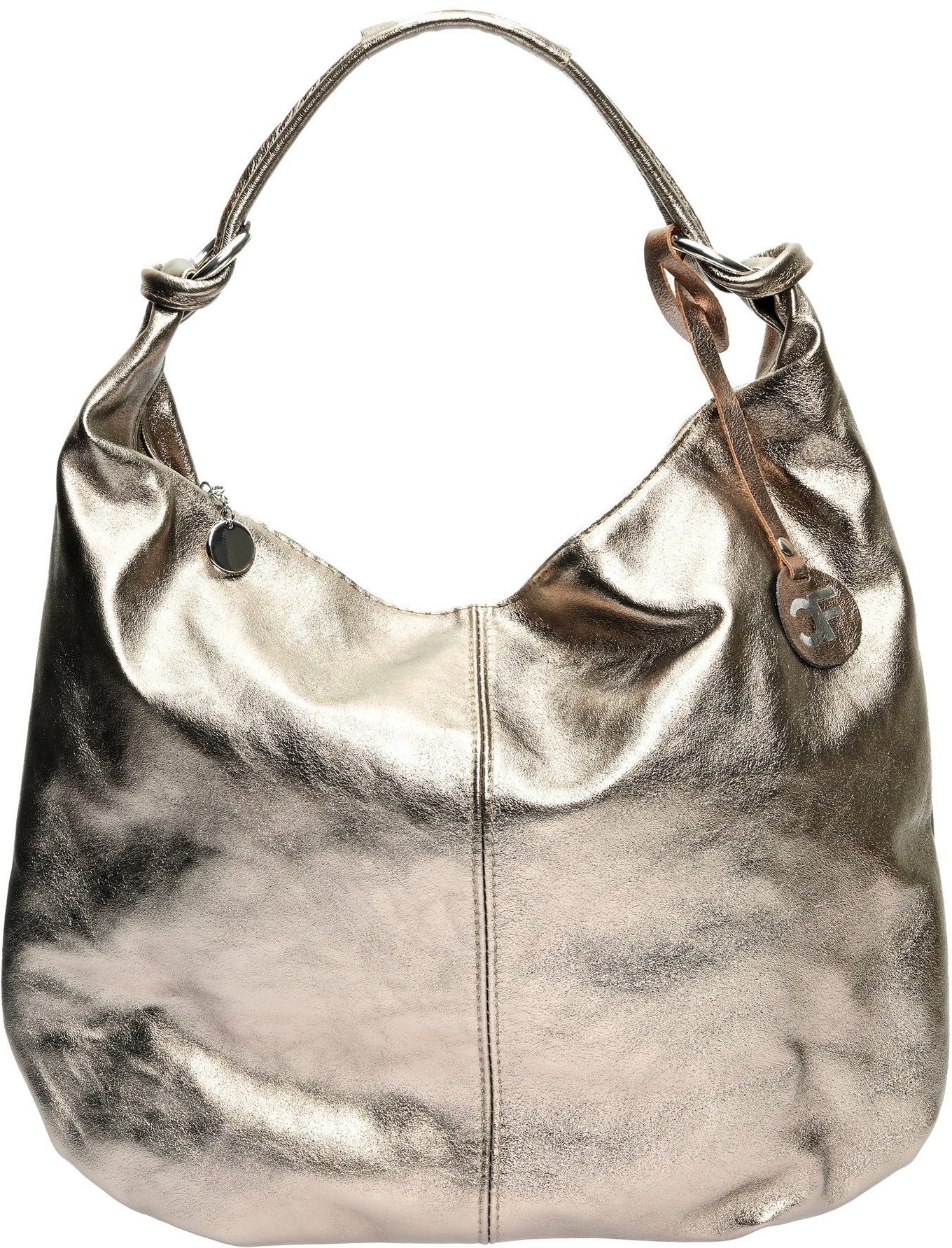 Carla Ferreri Bronze Leder Tasche