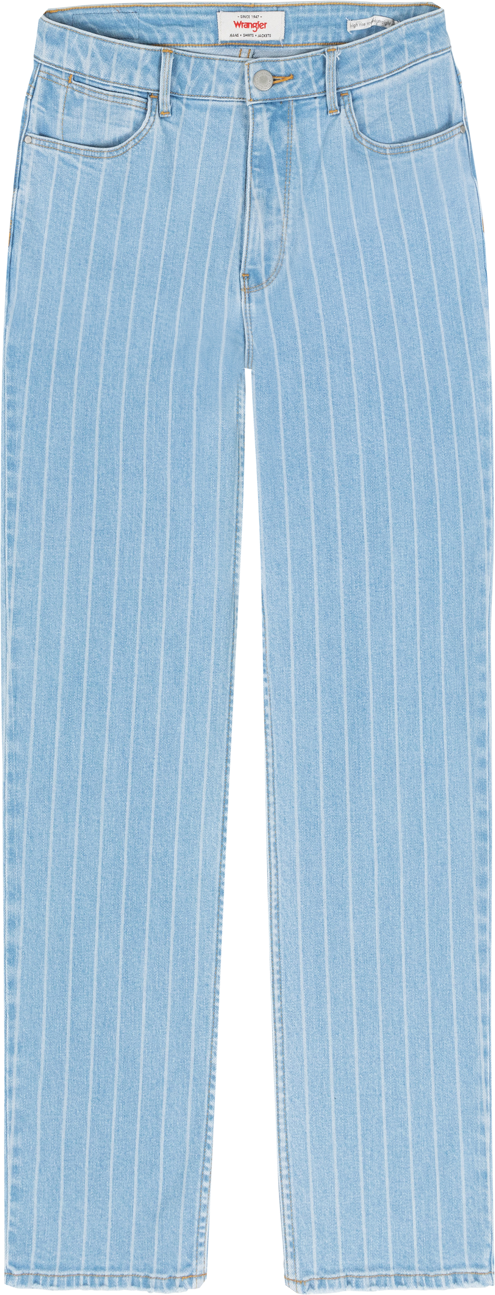 Wrangler gerade Croptone Streifen Jeans