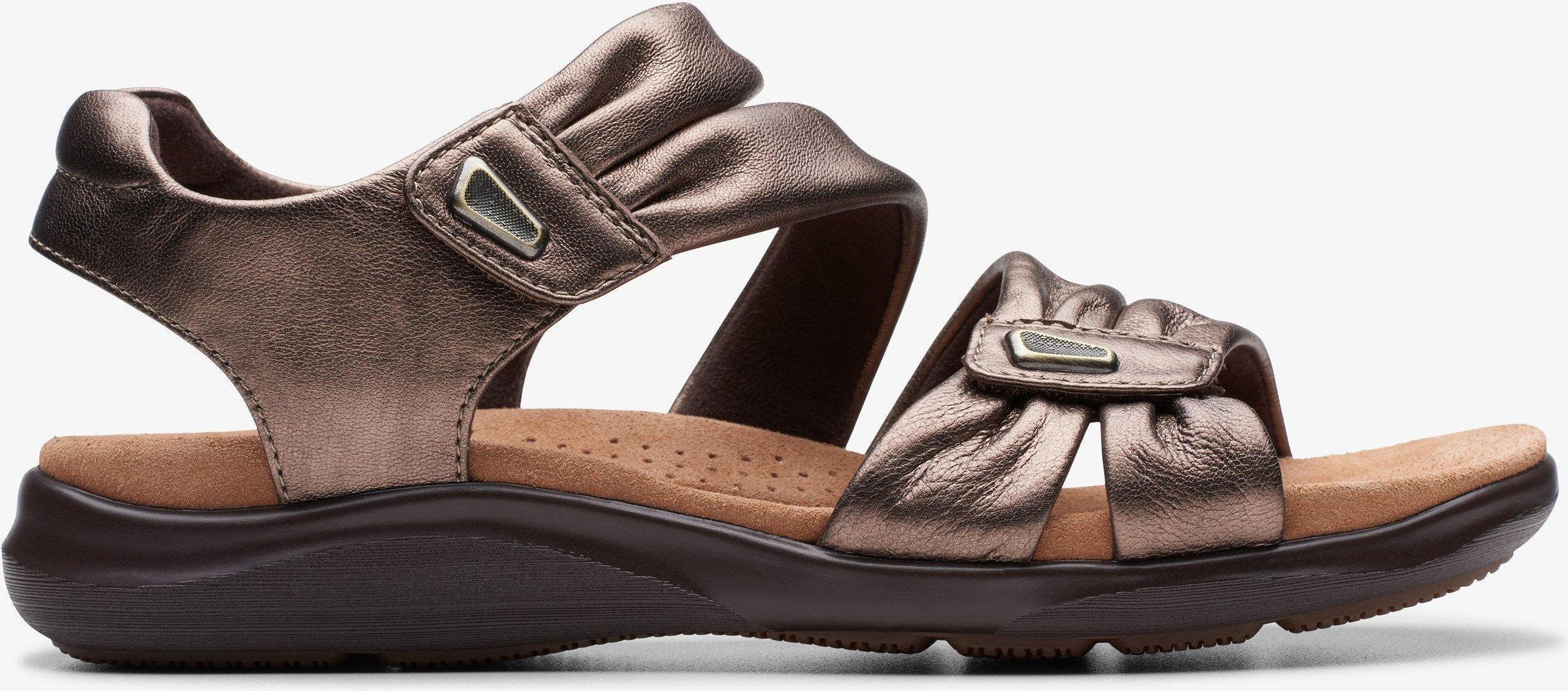 Kitly Ave Bronze Leder-Sandalen