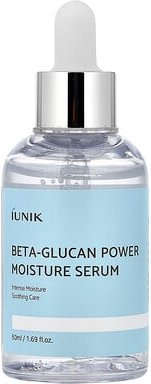 iUNIK, Beta-Glucan, Power Moisture Serum, intensiv feuchtigkeitsspendendes Serum mit Beta-Glucan, 50 ml (1,69 fl. oz.)