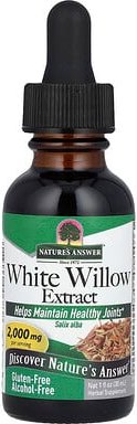 Thumbnail - Nature's Answer, White Willow Extract, alkoholfrei, 2.000 mg, 30 ml (1 fl. oz.)