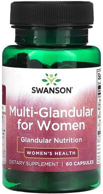Swanson, Multi-Drüsen für Frauen, 60 Kapseln