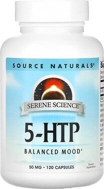 Thumbnail - Source Naturals, 5-HTP, 50 mg, 120 Kapseln