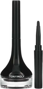 TonyMoly, Back Gel Eyeliner, 01 Black, 4 g