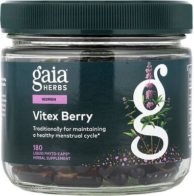 Gaia Herbs, Women, Vitex Berry, Vitex-Beere, 180 flüssige Phyto-Kapseln (500 mg pro Kapsel)