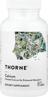 Thorne, Calcium, 120 Kapseln (250 mg pro Kapsel)