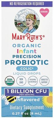 MaryRuth's, Organic Infant Präzisions-Probiotikum, flüssige Tropfen, für Neugeborene und Babys, geschmacksneutral, 1 Mil...