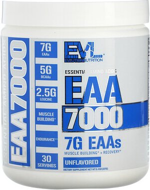 Thumbnail - EVLution Nutrition, EAA 7000, Unflavored, EAA 7000, geschmacksneutral, 237 g (8,4 oz.)