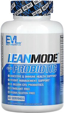 EVLution Nutrition, LeanMode + Probiotikum, 120 Kapseln