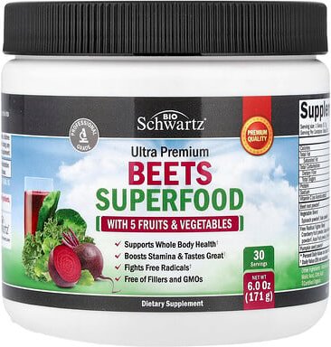 Thumbnail - BioSchwartz, Beets Superfood, Rote-Bete-Superfood, 171 g (6 oz.)