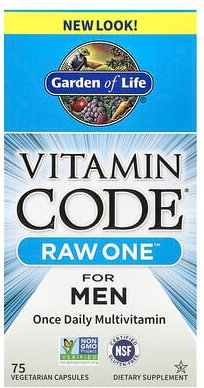 Thumbnail - Garden of Life, Vitamin Code®, RAW One™, Once Daily Multivitamin For Men, Multivitamin für Männer, einmal tägliche Einna...