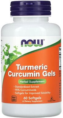 NOW Foods, Kurkuma-Curcumin-Gel, 60 Weichkapseln