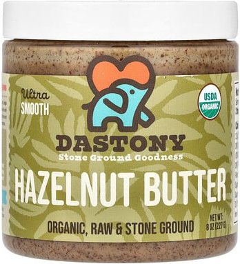 Dastony, Organic Hazelnut Butter, Bio-Haselnussbutter, ultra sanft, 227 g (8 oz.)